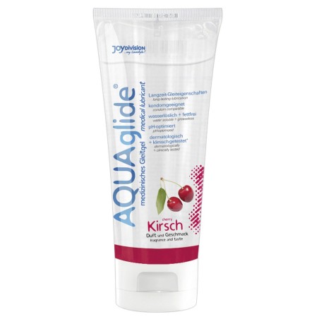 LUBRIFICANTE GEL AROMA CILIEGIA AQUAGLIDE - 100 ML