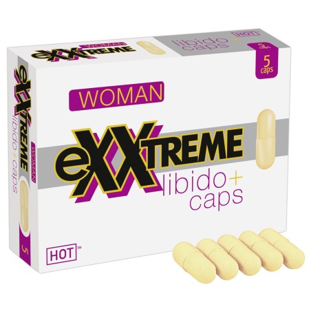 CAPSULE STIMOLANTI PER DONNE LIBIDO EXXTREME - 5 PEZZI