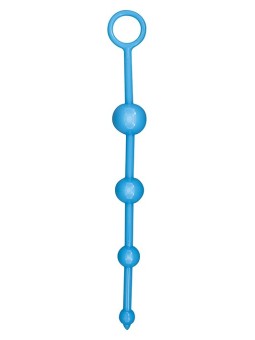 CATENA ANALE A 4 SFERE STIMOLANTI \"FUNKY BUTT BEADS\" BLU