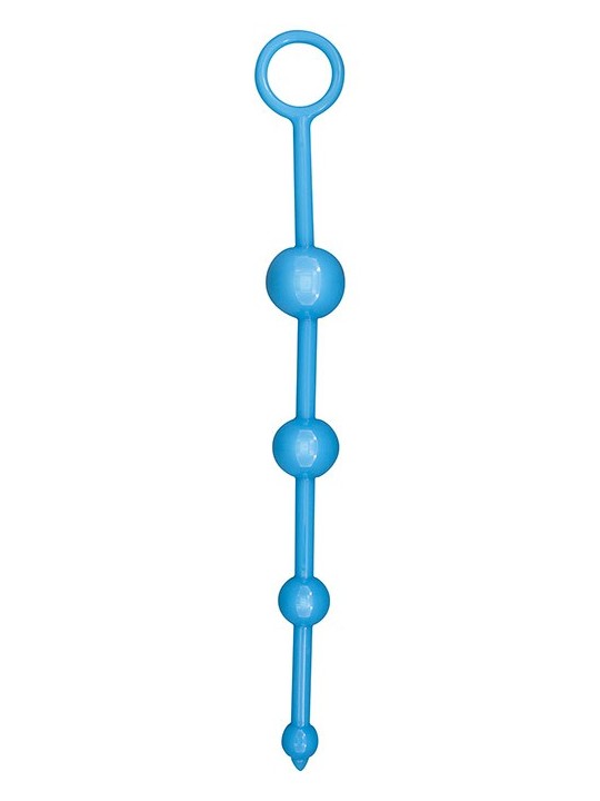 CATENA ANALE A 4 SFERE STIMOLANTI \"FUNKY BUTT BEADS\" BLU