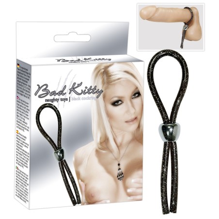 ANELLO FALLICO REGOLABILE BAD KITTY NERO