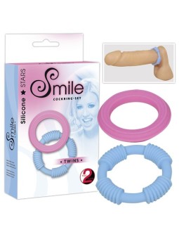 SET 2 ANELLI FALLICI SWEET SMILE \"TWINS\"
