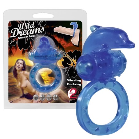 ANELLO FALLICO CON DELFINO PER STIMOLAZIONE CLITORIDE WILD DREAM BEACH