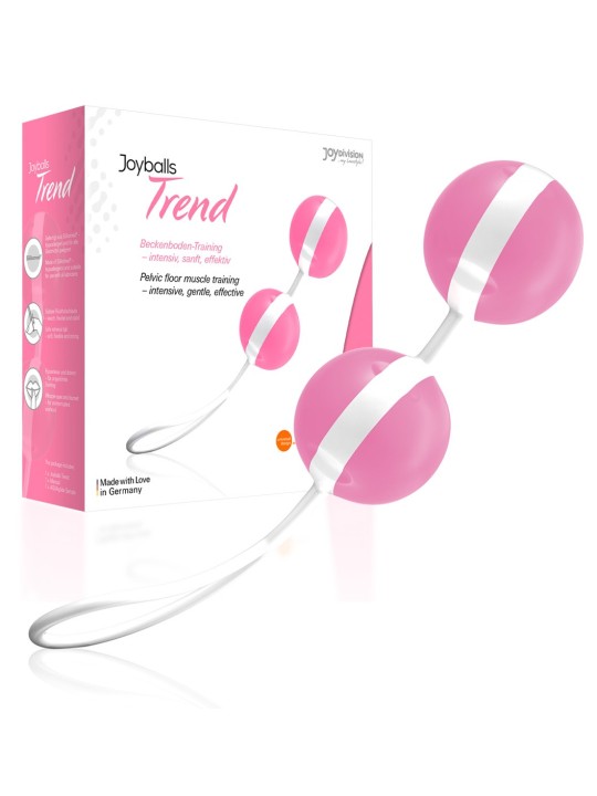 PALLINE DELL'AMORE IN SILICONE MEDICALE \"JOYBALLS TREND\" ROSA