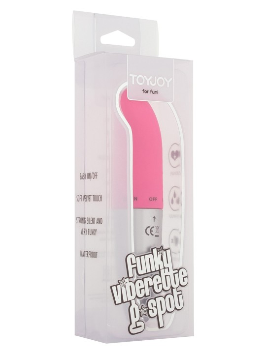 MINI VIBRATORE STIMOLATORE PUNTO G "FUNKY VIBERETTE" ROSA