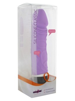 VIBRATORE REALISTICO IN SILICONE \"CLASSIC ORIGINAL\" VIOLA - 20 CM