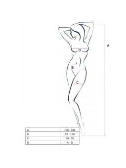 BODYSTOCKING PASSION WOMAN "BS062" ROSSO - TAGLIA UNICA