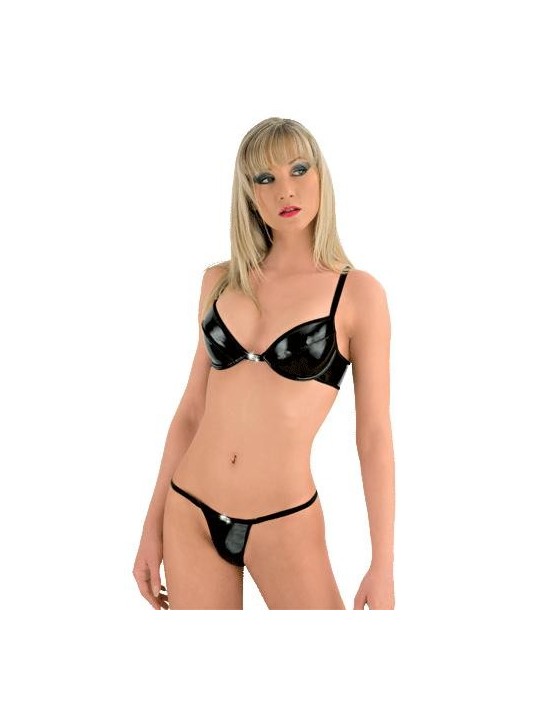 COORDINATO LUCIDO REGGISENO E PERIZOMA