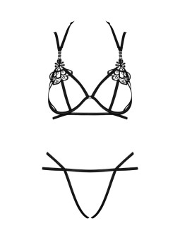Reggiseno con ferretto e perizoma minimalista Obsessive