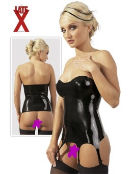 TUTA UOMO IN LATEX CON MANICHE E PANTALONI CORTI
