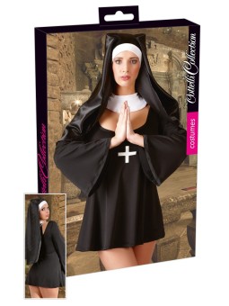 COMPLETO 2 PZ BARELY BARE " PEEK A BOO BRALETTE" - COLORE NERO - TAGLIA UNICA