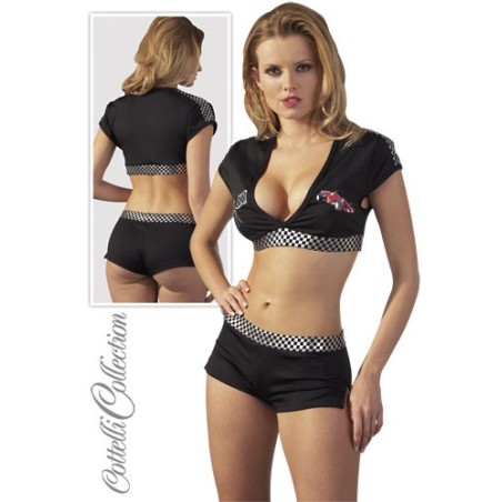 TOP E HOT PANTS RACER GIRL